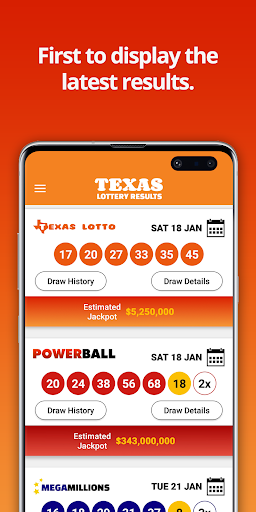 Texas Lotto Results Screenshot 1