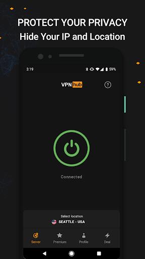 VPNhub - Secure, Private, Fast & Unlimited VPN Screenshot 4
