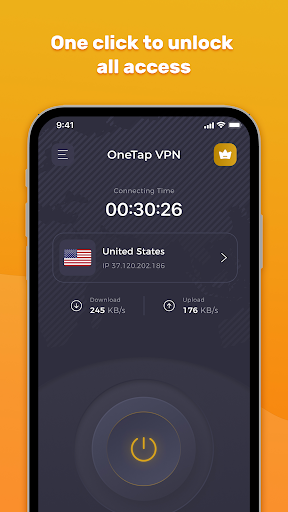 OneTap VPN - Unlimited Proxy Screenshot 1