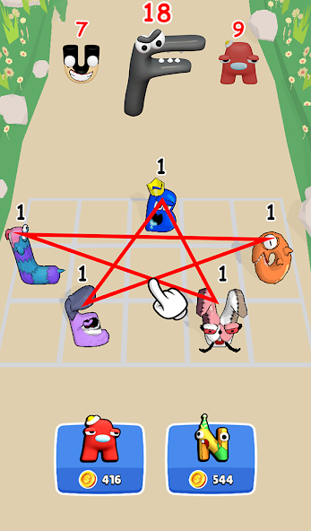 Alphabet Merge: Monster Master Mod Screenshot 2