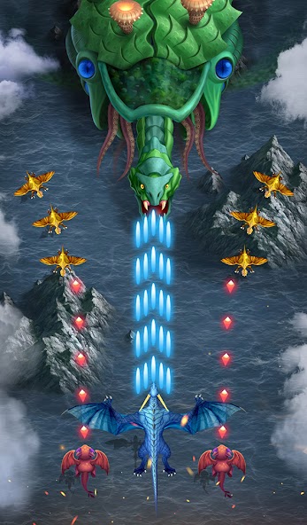 Dragon shooter - Dragon war Mod Screenshot 2