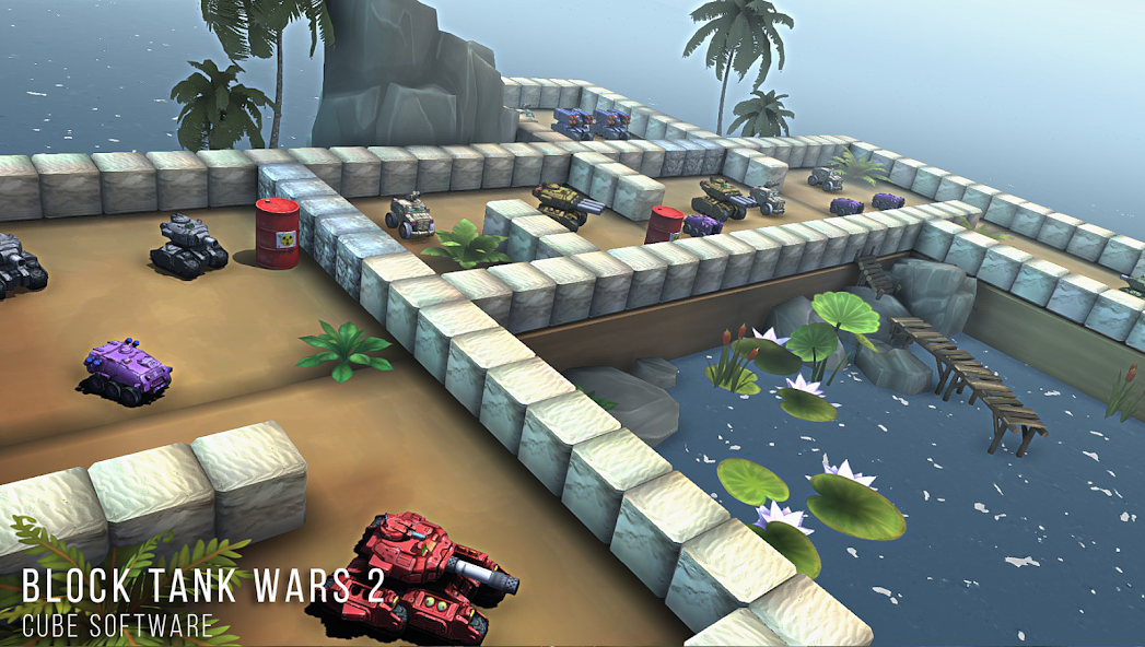 Block Tank Wars 2 Mod Screenshot 2
