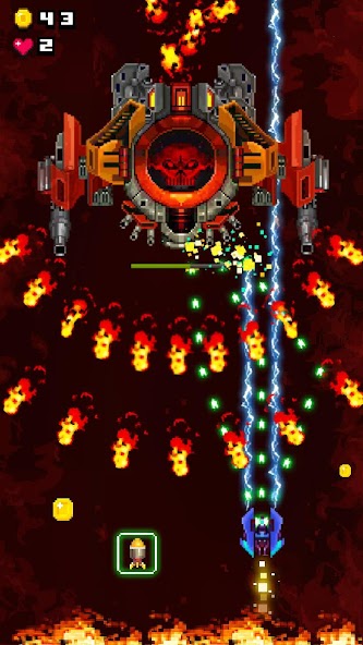 Retro Space War: Shooter Game Mod Screenshot 2