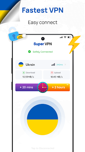 Ukraine VPN: Get Ukraine IP Screenshot 1