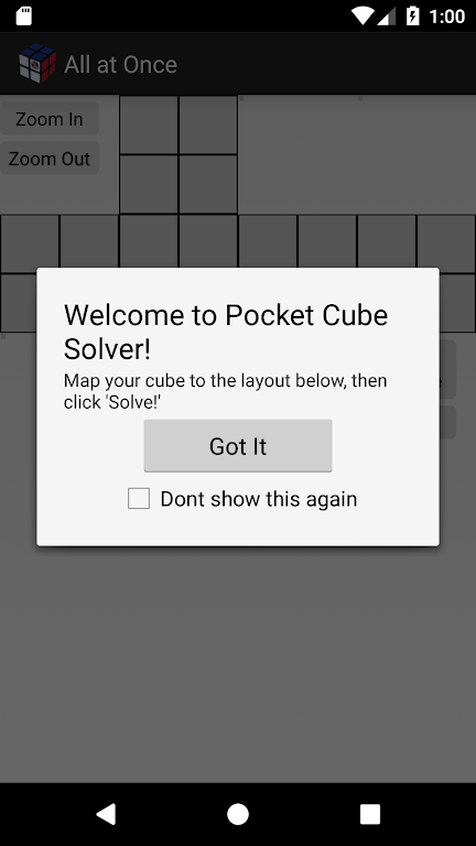 2X2 Cube Solver Screenshot 1
