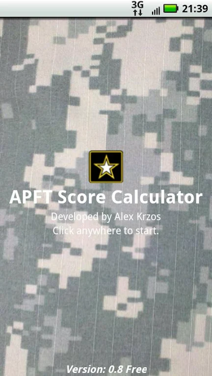 APFT Calculator w/ Score Log Screenshot 3