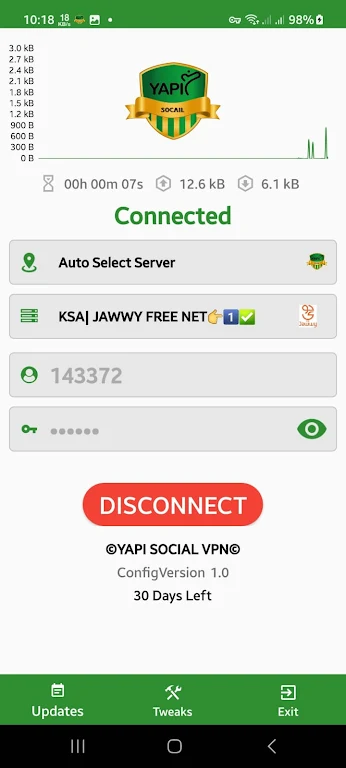 YAPI SOCIAL VPN Screenshot 1