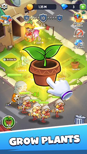 Merge Plants – Monster Defense Mod Screenshot 1