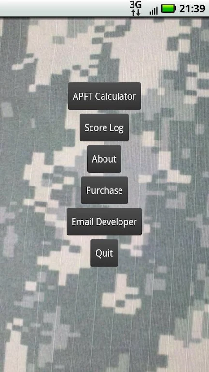 APFT Calculator w/ Score Log Screenshot 4
