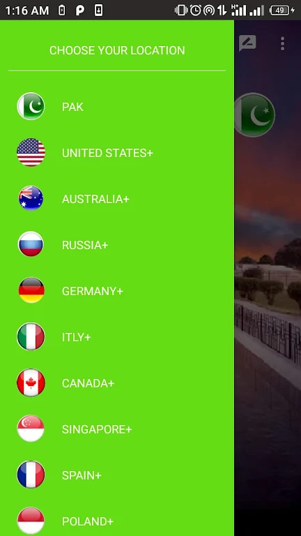 Pakistan Calling VPN Pak VPN Screenshot 3