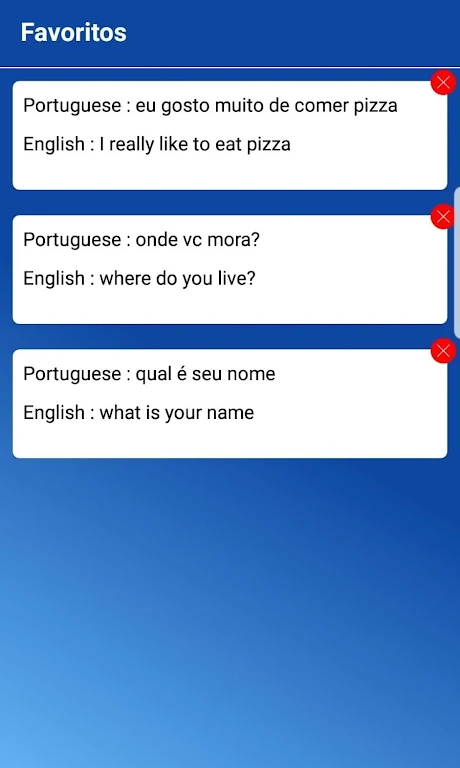 Tradutor Português Inglês/Inglês Português Screenshot 4