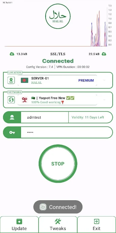 Halal - Internet Access VPN Screenshot 4