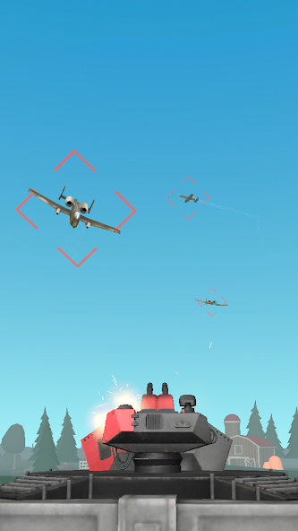 Air Defense: Airplane Shooting Mod Screenshot 1