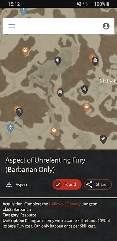 MapGenie: Diablo 4 Map Screenshot 1