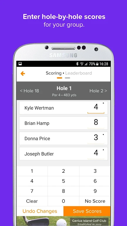 Golf Genius Screenshot 1