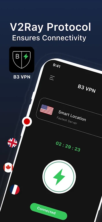 B3 VPN : Fast Secure V2ray VPN Screenshot 1