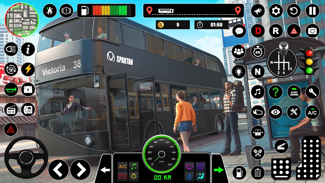 Bus Simulator : 3D Bus Games Mod Screenshot 3