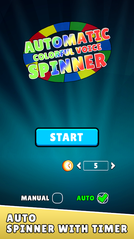 Auto Colorful Voice Spinner Screenshot 1