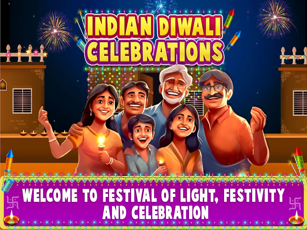 Indian Fashion Diwali Games Screenshot 1