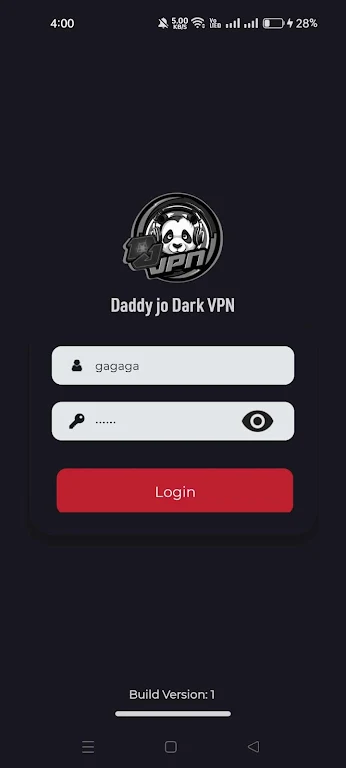 Daddy Jo Dark VPN Screenshot 1
