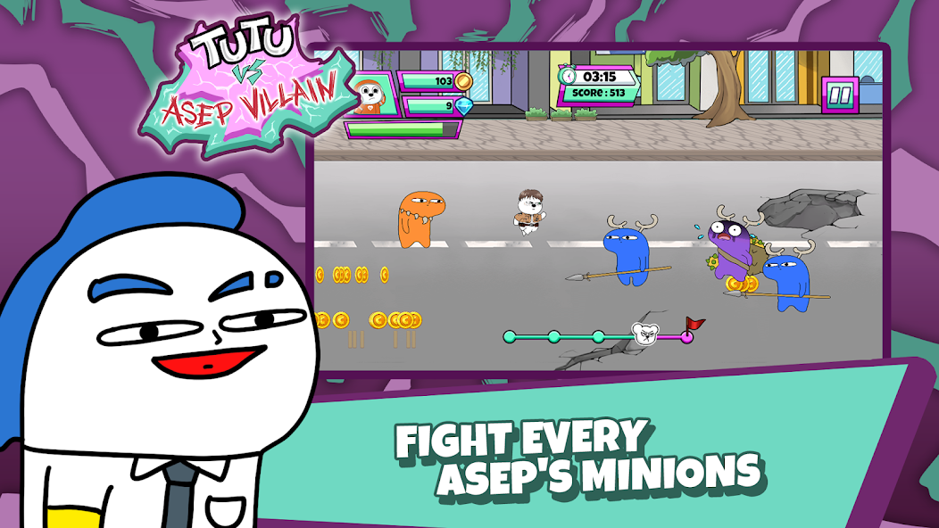 Tutu VS Asep Villain Mod Screenshot 4