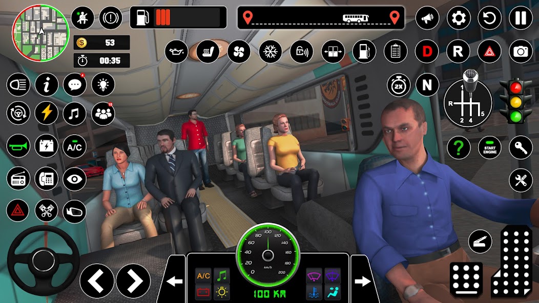 Bus Simulator : 3D Bus Games Mod Screenshot 2