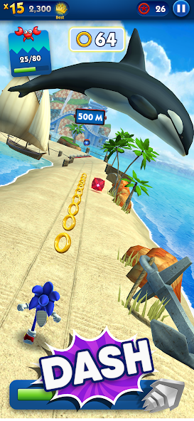 Sonic Dash - Endless Running Mod Screenshot 2