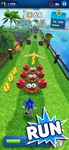 Sonic Dash - Endless Running Mod Screenshot 1