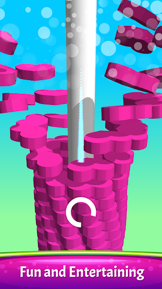 Stack Pop 3D -Helix Ball Blast Mod Screenshot 1