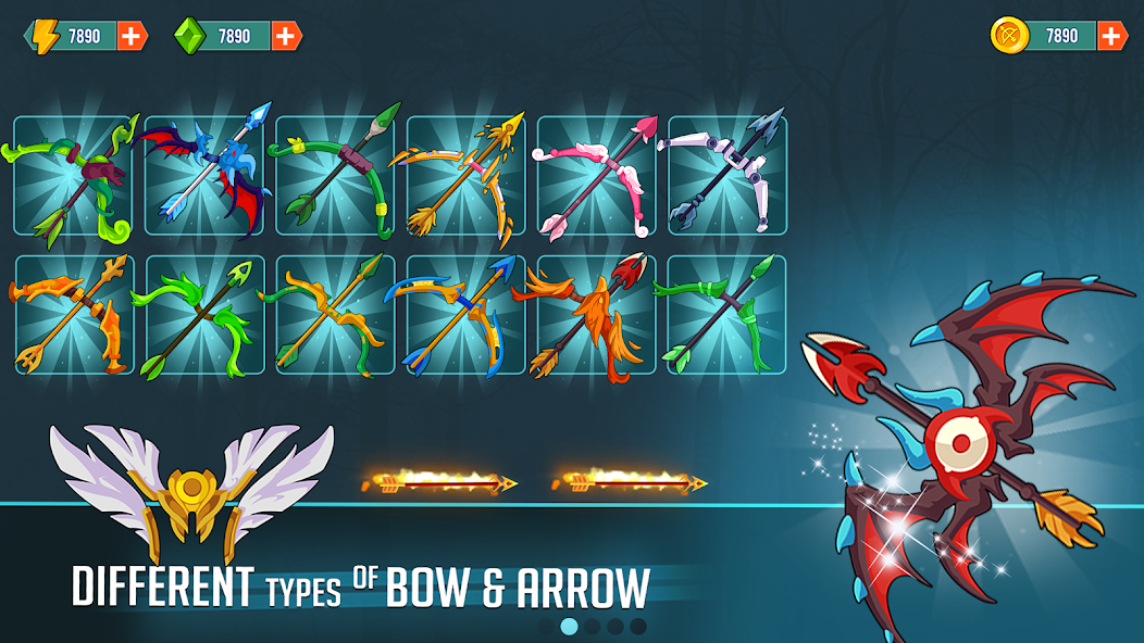 Stickman Archer: Stick Bow War Mod Screenshot 2