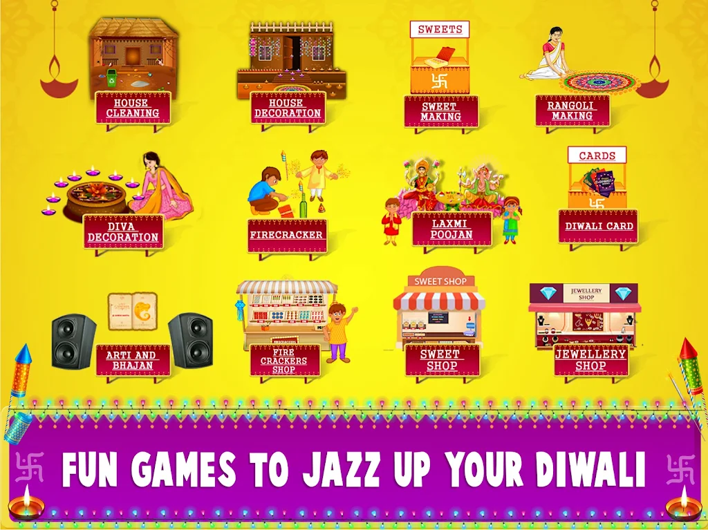 Indian Fashion Diwali Games Screenshot 2