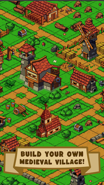 Auto village clicker idle game Mod Screenshot 1