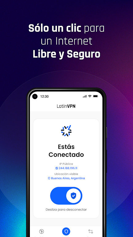 LatinVPN - Segura y confiable Screenshot 2