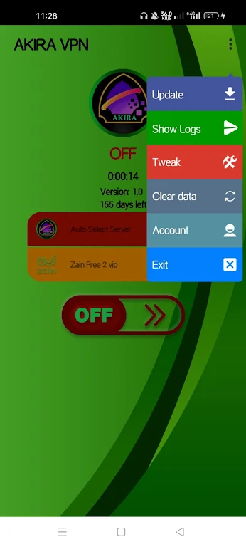 AKIRA VPN Screenshot 1