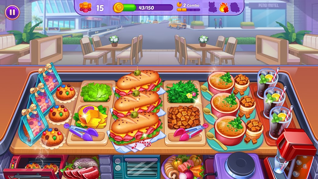 Cooking Crush - Cooking Game Mod Screenshot 4