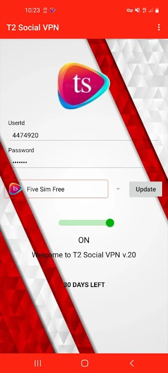 T2 Social VPN Screenshot 3
