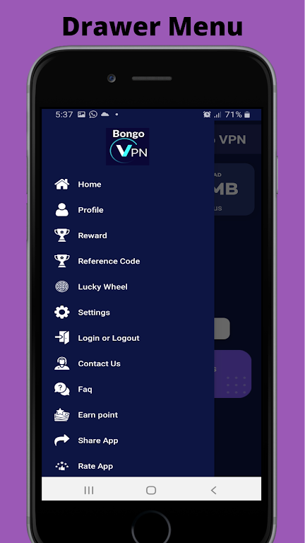 Bongo VPN Screenshot 4
