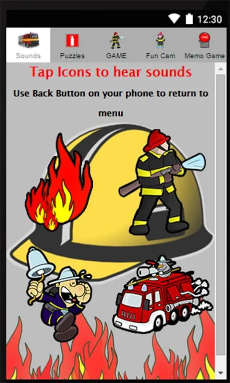 FIRETRUCK Game for Kids Free Screenshot 1