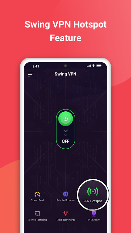 Hotspot for Swing VPN Screenshot 1