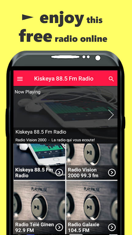 Radio Kiskeya 88.5 Fm Haiti Free Radio Online App Screenshot 3