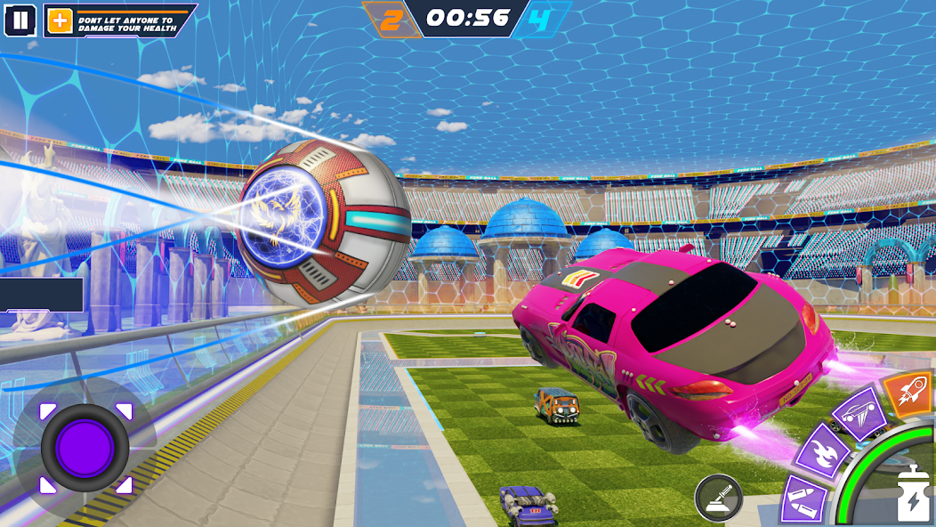 Rocket Car: Car Ball Games Mod Screenshot 2