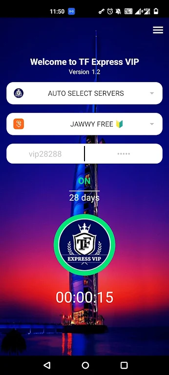 TF Express VIP VPN Screenshot 1