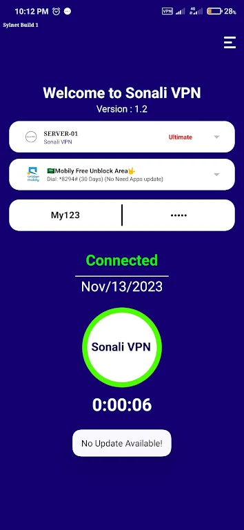 Sonali VPN Super fast Screenshot 1