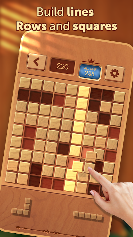 Woodoku - Free & Classic Block Puzzle Screenshot 2