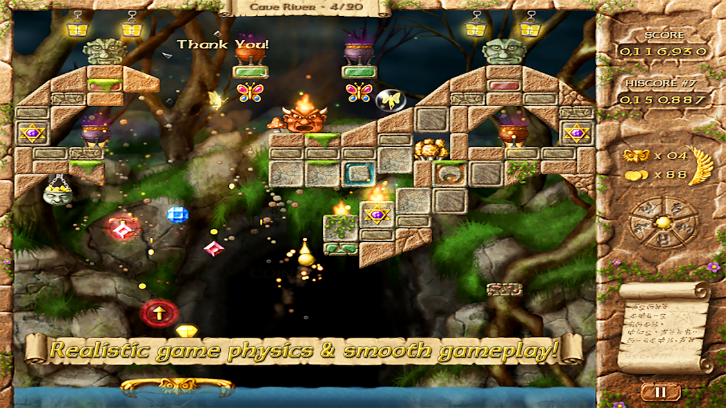 Fairy Treasure - Brick Breaker Mod Screenshot 2