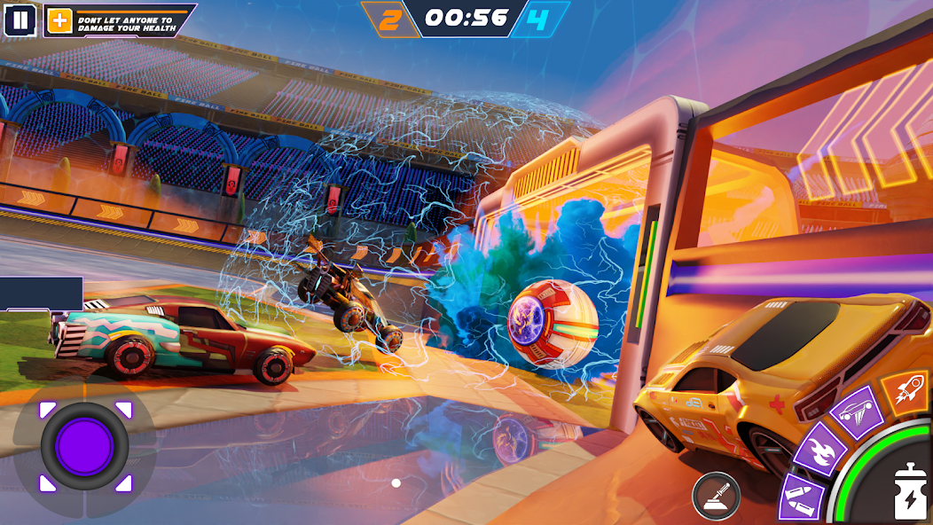 Rocket Car: Car Ball Games Mod Screenshot 1