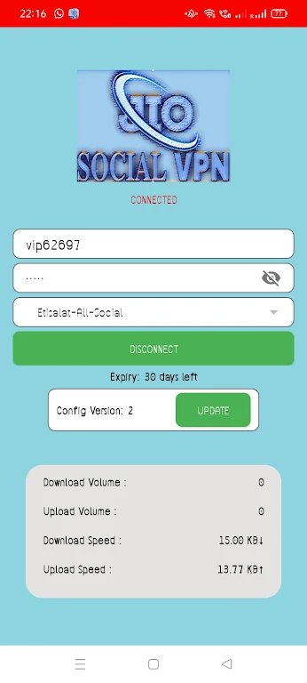 JIO Social VPN Screenshot 2