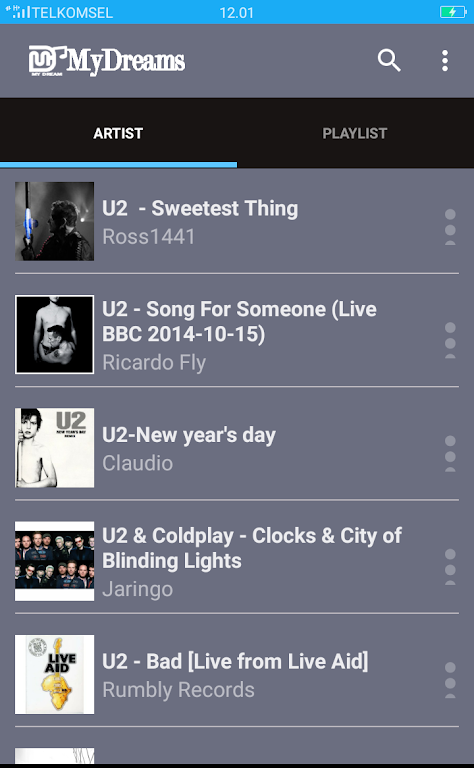 U2 Greatest Hits Songs Screenshot 1