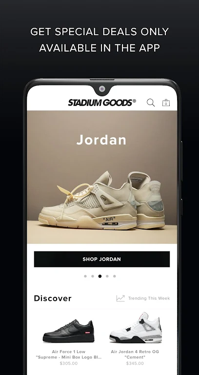 Stadium Goods Screenshot 2