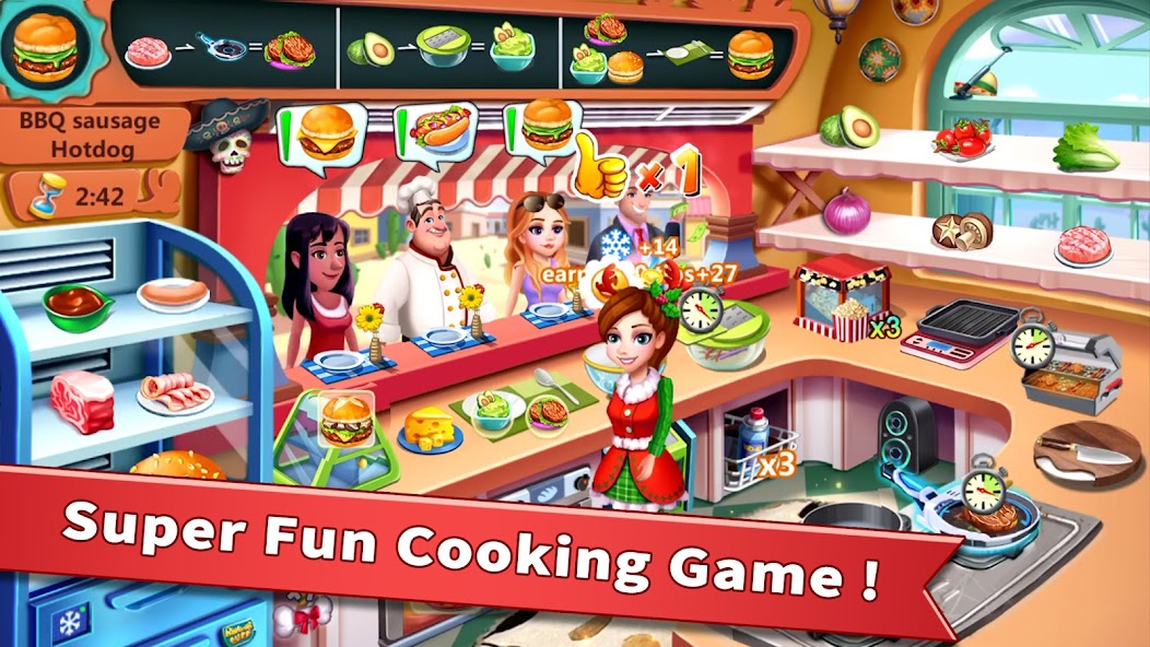 Rising Super Chef - Cook Fast Mod Screenshot 1
